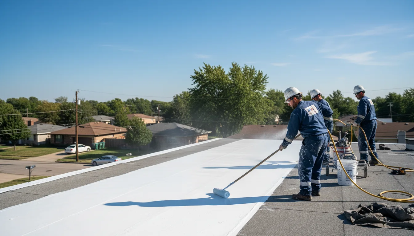 Commercial roof coating in Colerain, NC near me